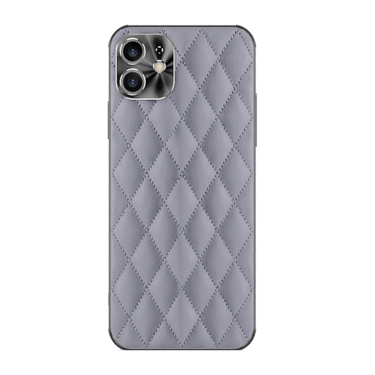 iPhone Hülle - Puffer Kunstleder Case - Lavendel