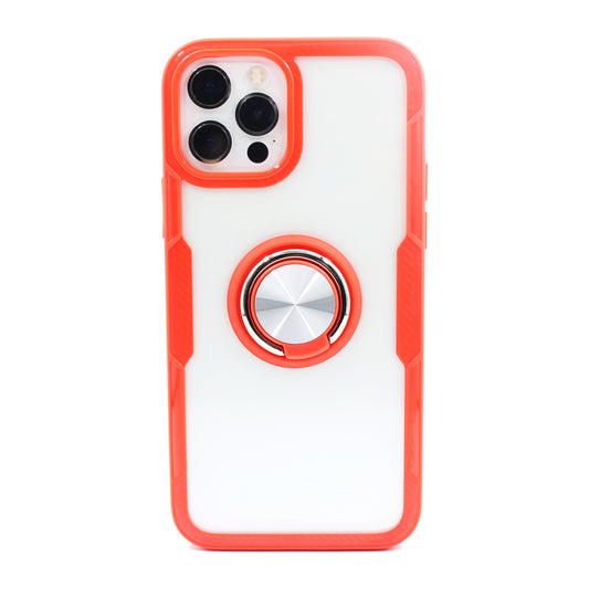 iPhone Hülle - Carbon Ring Case - Rot