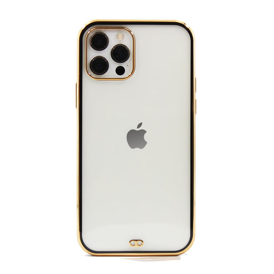iPhone Hülle - Premium Chrom Case - Schwarz