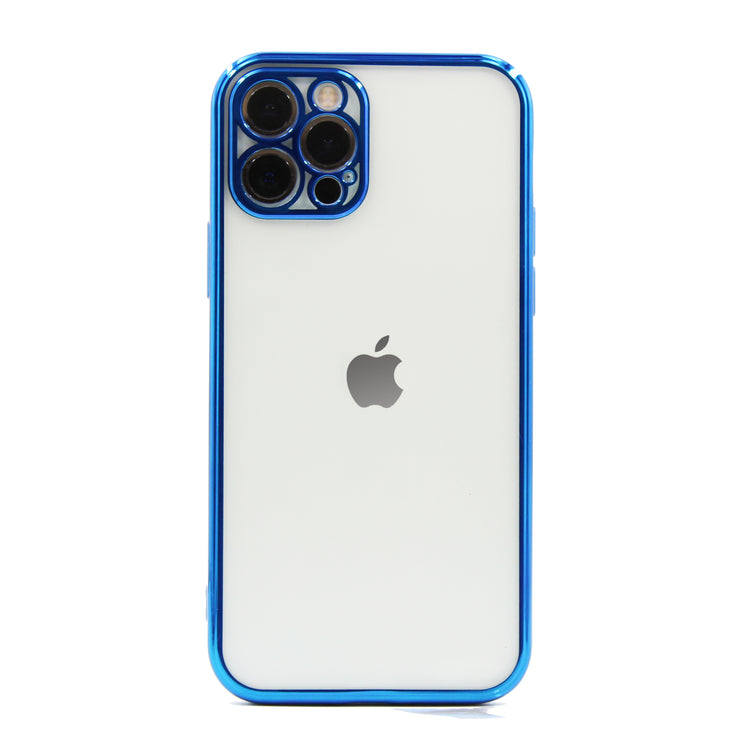 iPhone - Soft Plating Case - Blau