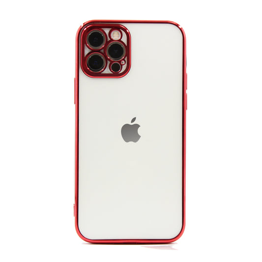 iPhone Hülle - Soft Chrom Case - Rot