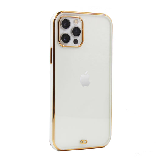 iPhone Hülle - Premium Chrom Case - Weiß