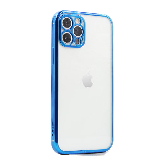 iPhone - Soft Plating Case - Blau