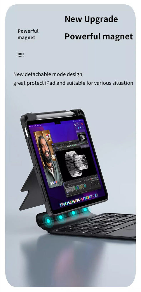 iPad - Tastatur Magic Case Kingdom - Schwarz