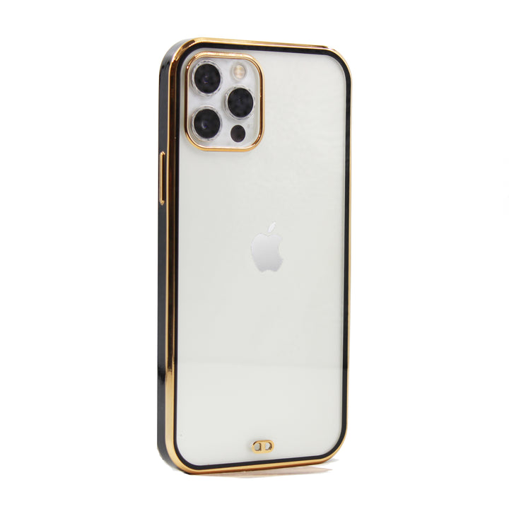 iPhone Hülle - Premium Chrom Case - Schwarz