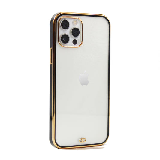 iPhone Hülle - Premium Chrom Case - Schwarz