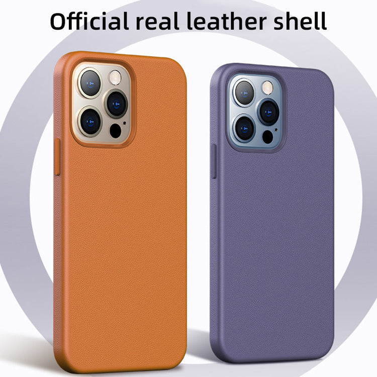 iPhone - Magsafe Leder Nevada Case - Lila