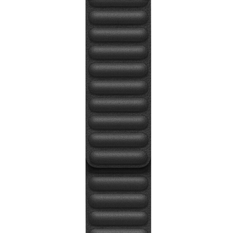 Apple Watch - Leder Magnet Armband - Schwarz