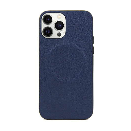 iPhone Hülle - MagSafe Kunstleder Case - Blau