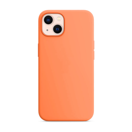 iPhone Hülle - Hart Silikon Case - Orange