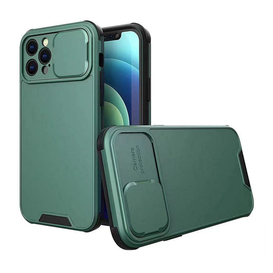 iPhone Hülle - Outdoor Kameraschutz Case - Grün