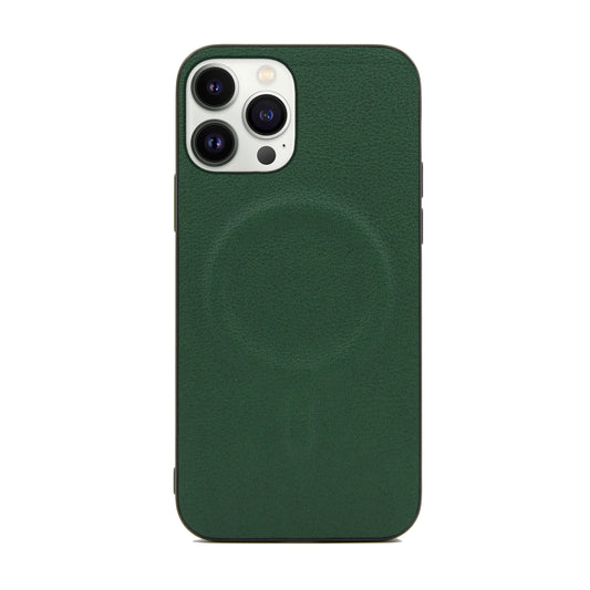 iPhone Hülle - MagSafe Kunstleder Case - Grün