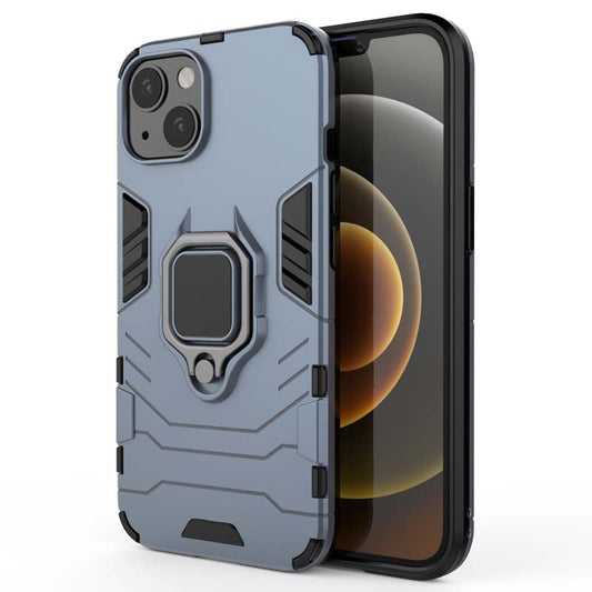 iPhone Hülle - Outdoor Hybrid Case - Blau