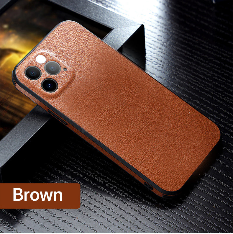 iPhone Hülle - Hirsch Kunstleder Case - Braun