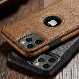 iPhone - Leder Case - Braun - CITYCASE
