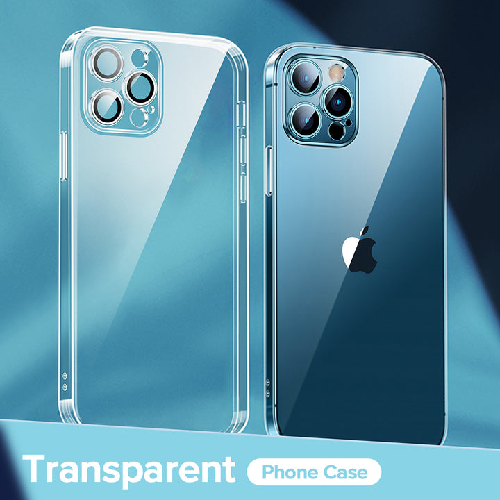 iPhone Hülle - Kameraschutz Chrom Case - Transparent