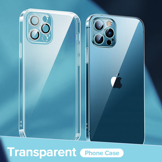 iPhone Hülle - Kameraschutz Chrom Case - Transparent
