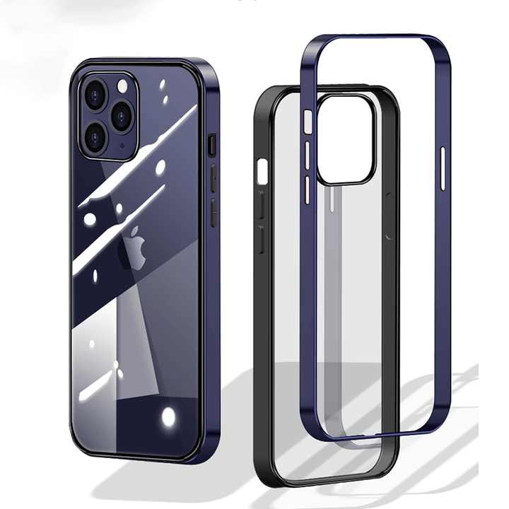 iPhone - Electroplating Case - Blau - CITYCASE