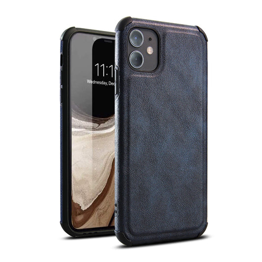 iPhone - Proof Leder Case - Blau - CITYCASE