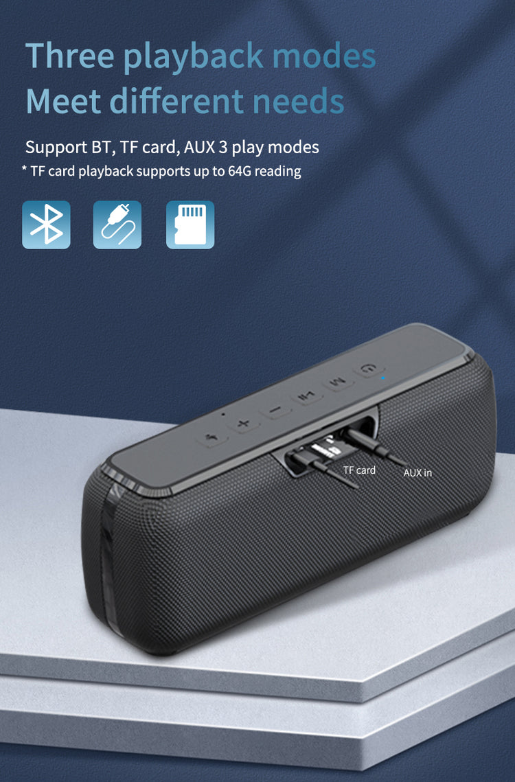 Bluetooth Lautsprecher - V7Pro 60W - Schwarz