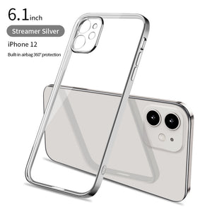 iPhone - Soft Plating Case - Silber - CITYCASE