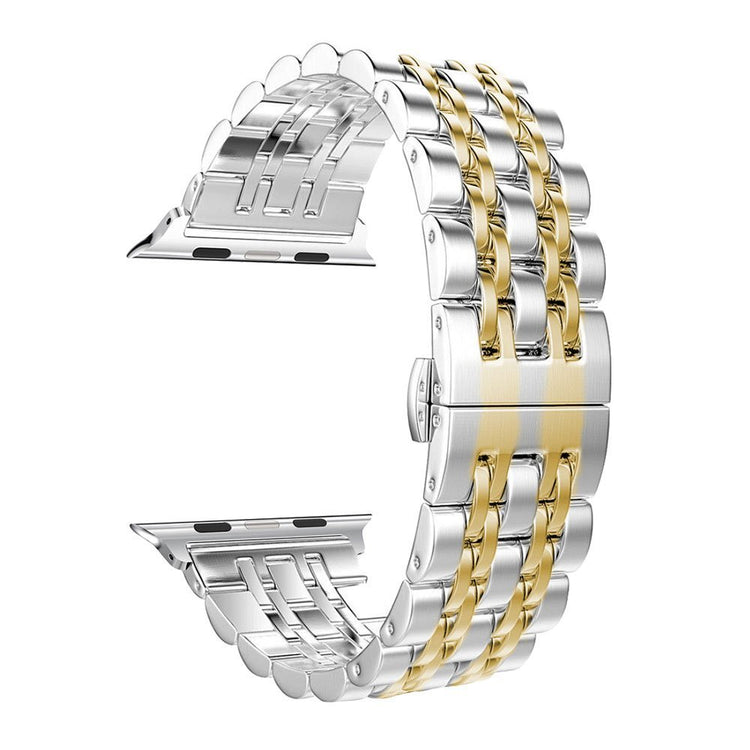 Apple Watch - Luxury Edelstahl Armband - Gold / Silber