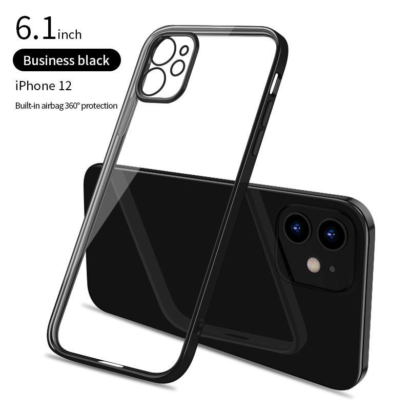 iPhone - Soft Plating Case - Schwarz - CITYCASE