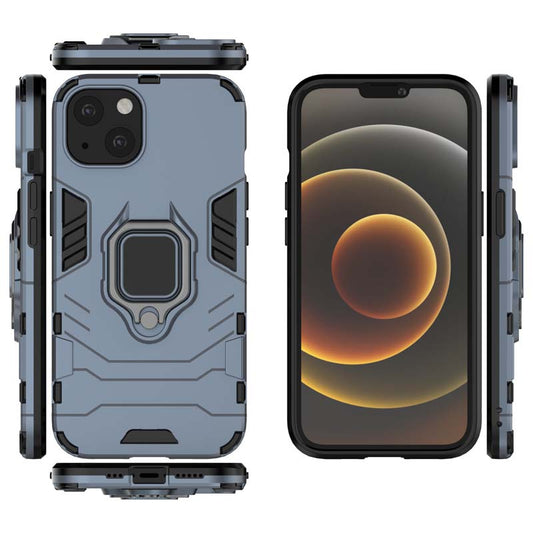 iPhone Hülle - Outdoor Hybrid Case - Blau