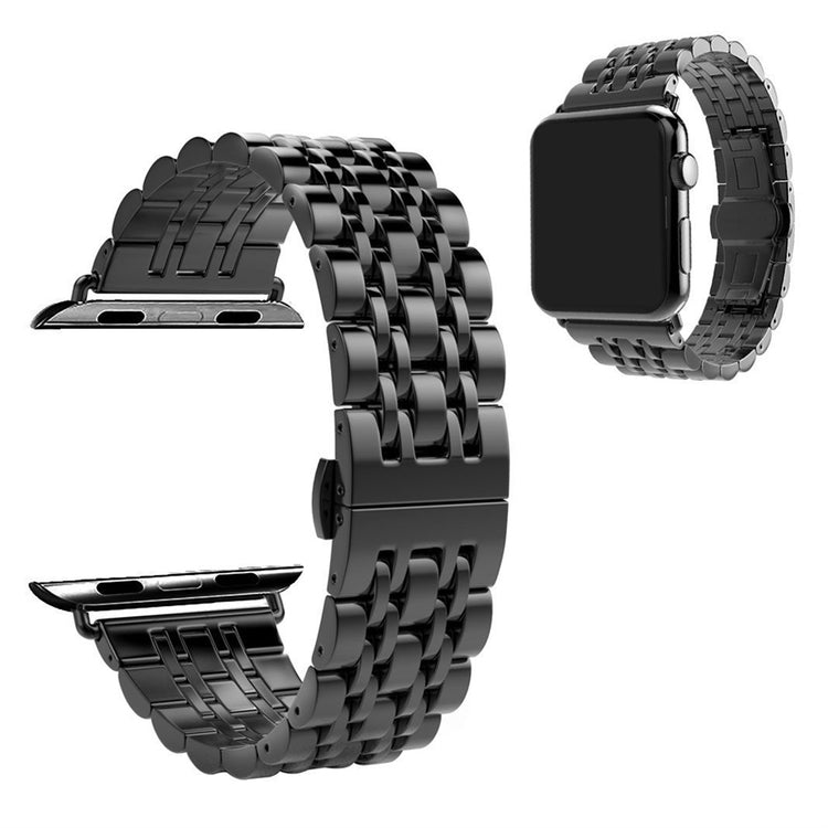 Apple Watch - Luxury Edelstahl Armband -Schwarz