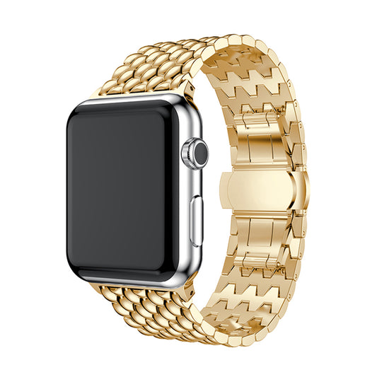 Apple Watch - Point Edelstahl Armband - Gold