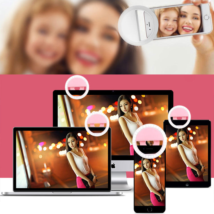 Smartphone - Selfie Ringlicht - Rosa