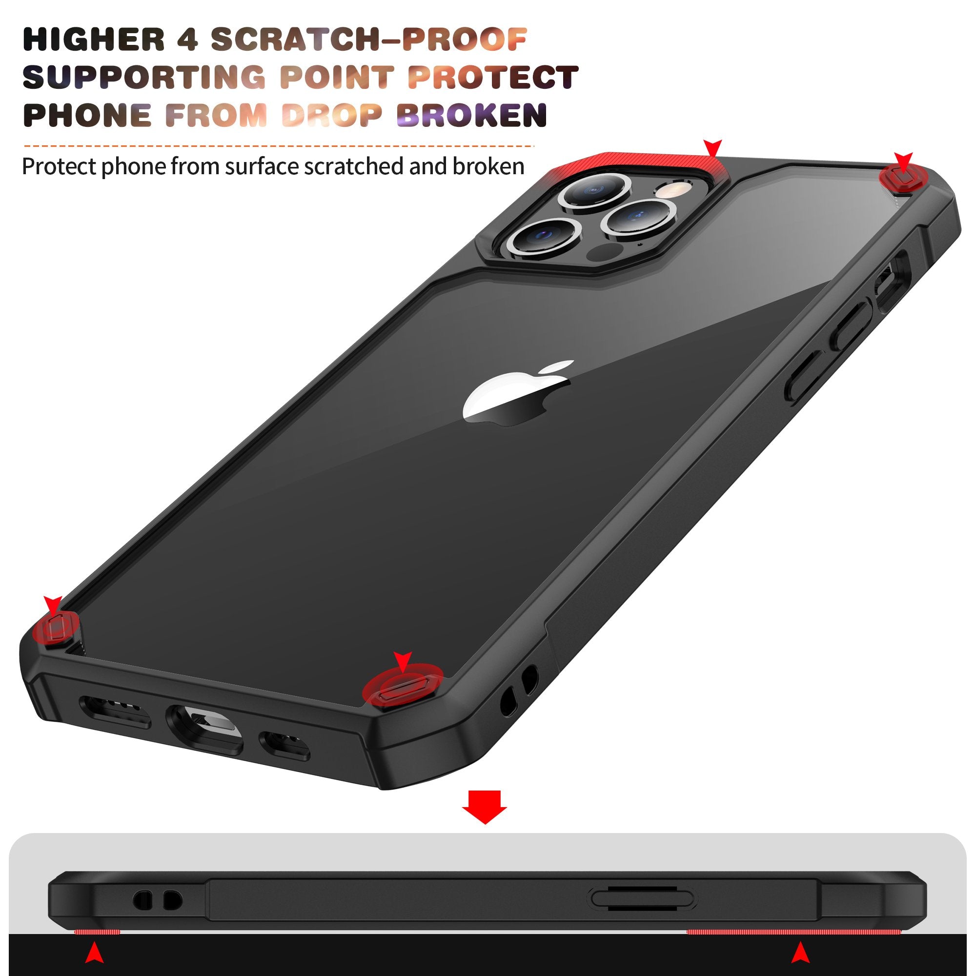 iPhone Hülle - Shock Proof Case - Rot