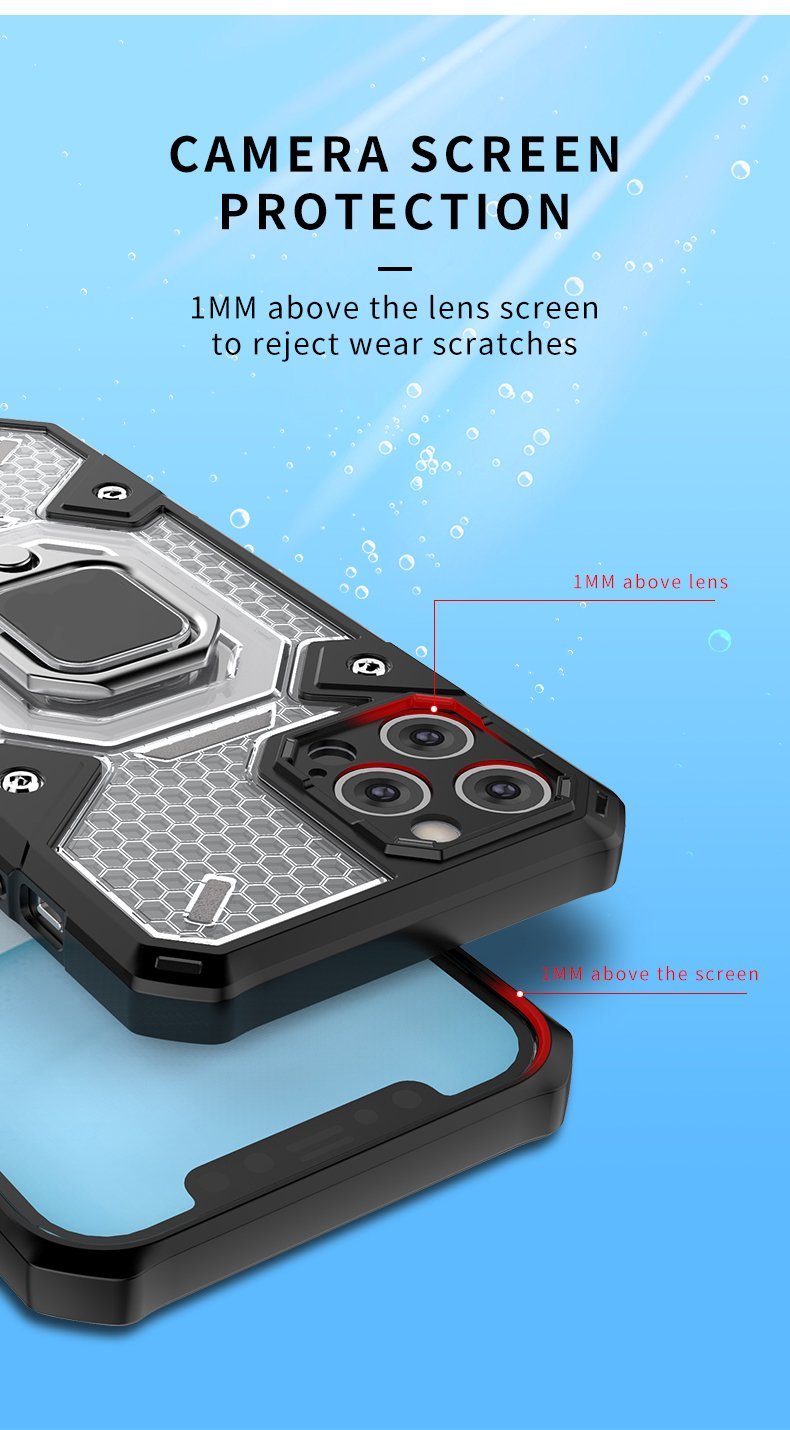iPhone Hülle - Hybrid Case - Grau