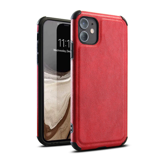iPhone - Proof Leder Case - Rot - CITYCASE
