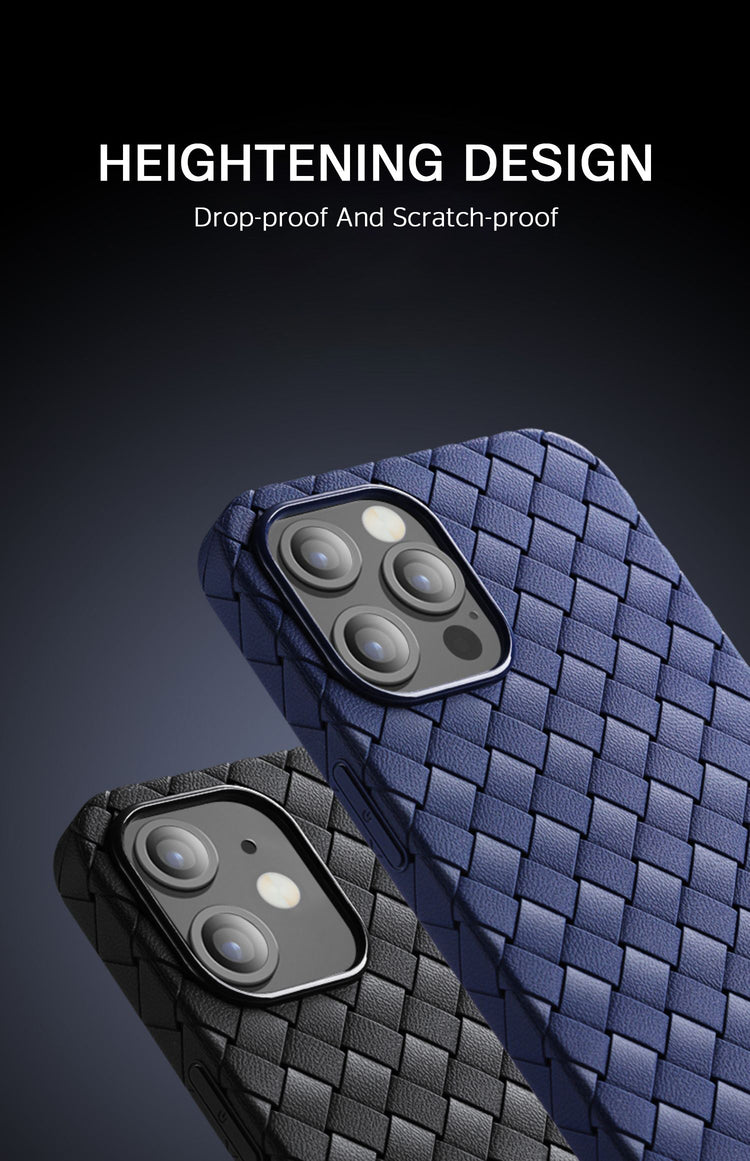 iPhone - Geflochten Case - Blau