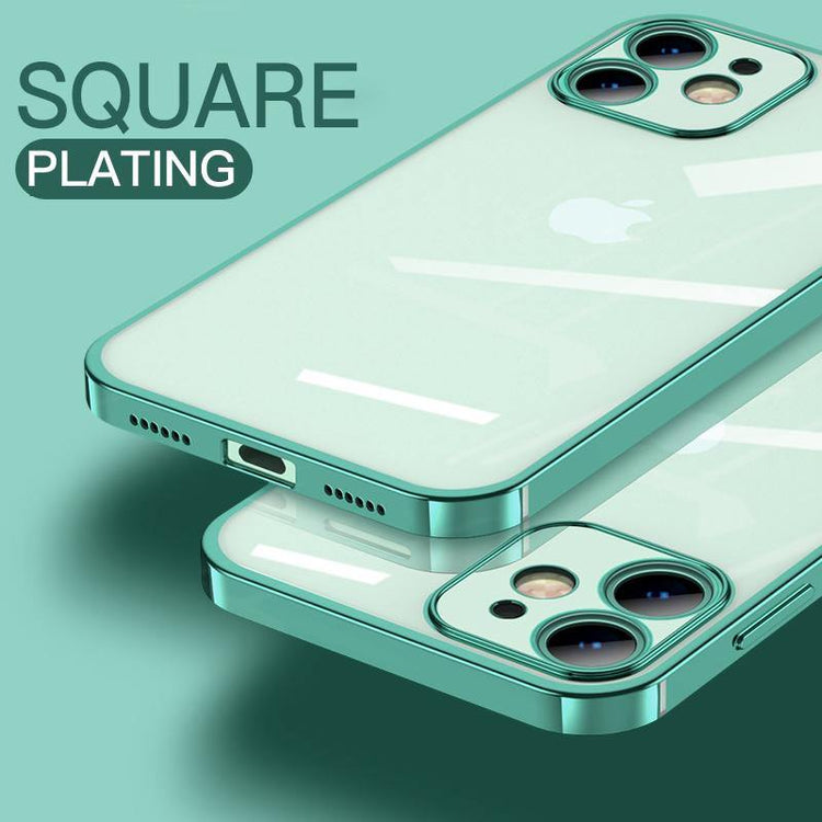 iPhone - Soft Plating Case - Schwarz - CITYCASE