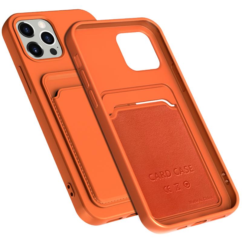 iPhone Hülle - Card Case - Orange