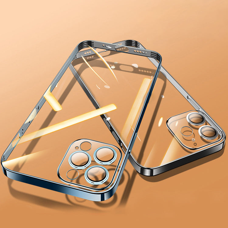iPhone Hülle - Kameraschutz Chrom Case - Transparent