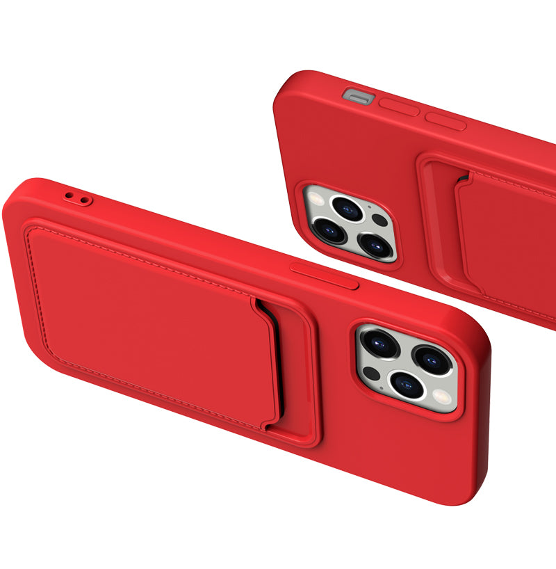 iPhone Hülle - Card Case - Schwarz