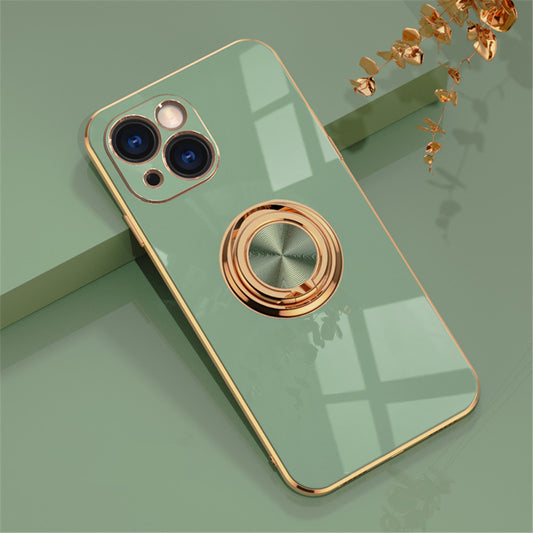 iPhone - Plating Ring Case - Mintgrün