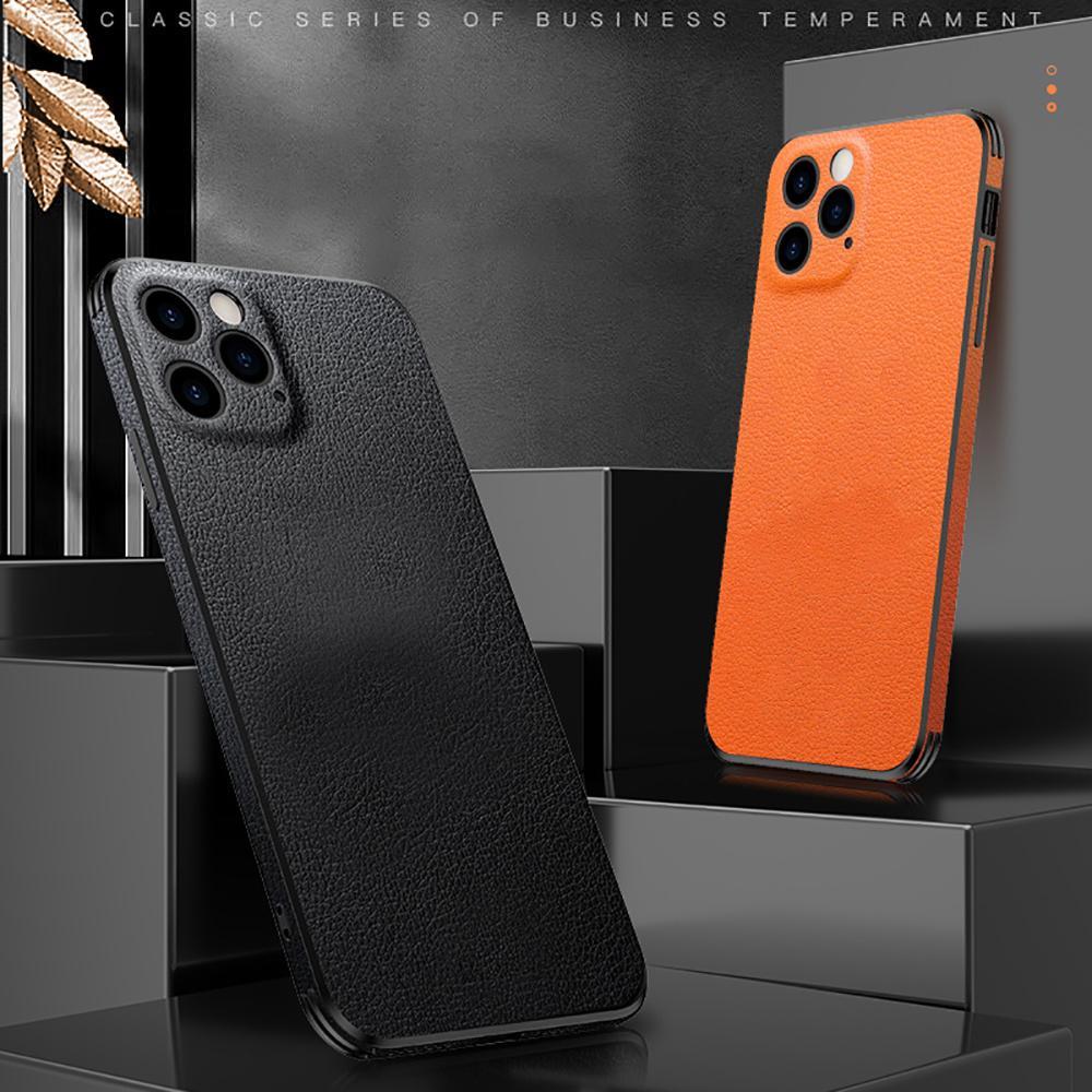 iPhone Hülle - Hirsch Kunstleder Case - Braun