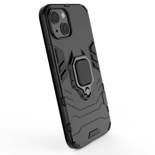 iPhone Hülle - Outdoor Hybrid Case - Schwarz