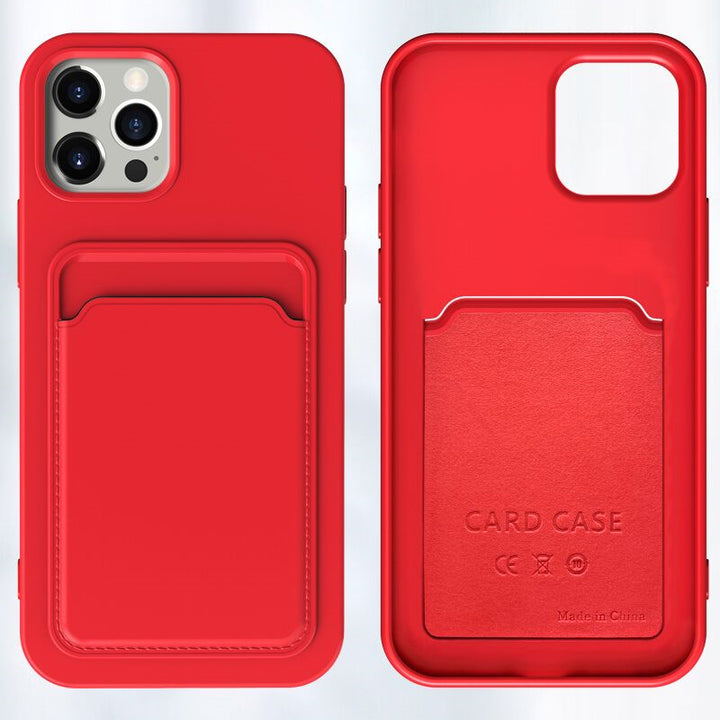 iPhone Hülle - Card Case - Schwarz