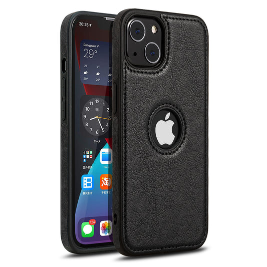 iPhone - Star Leder Case - Schwarz