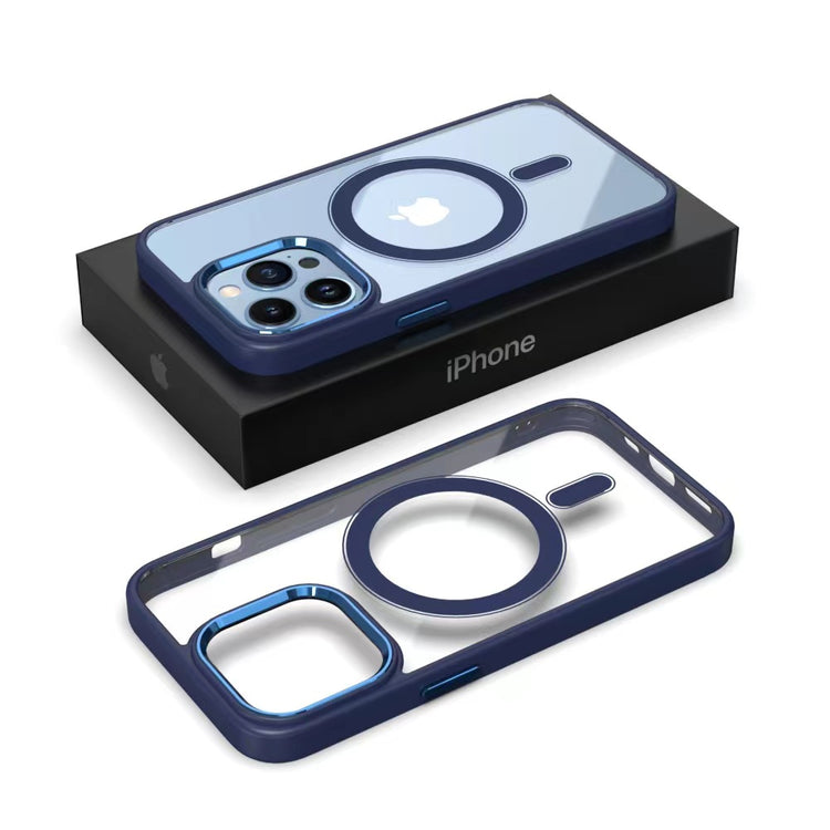 iPhone - Magsafe Hybrid Clear Case - Blau