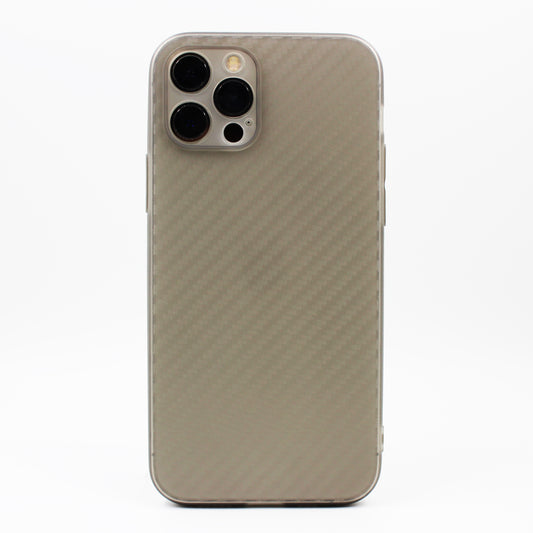 iPhone Hülle - Slim Carbon Case - Grau
