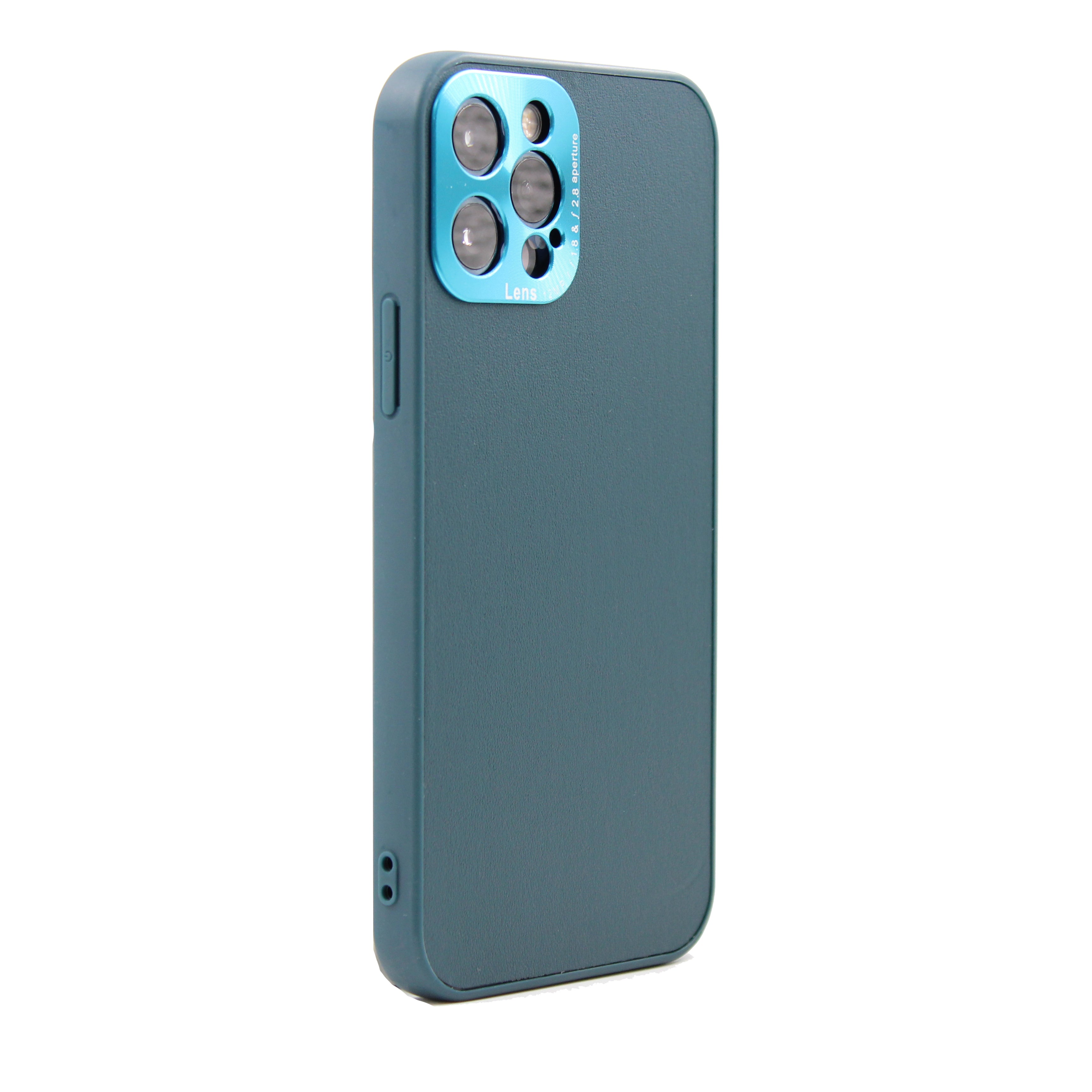 iPhone Hülle - Kunstleder Lens Case - Grün