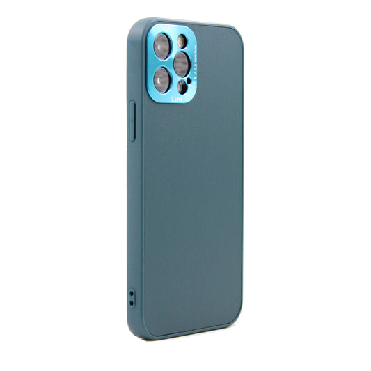 iPhone Hülle - Kunstleder Lens Case - Grün