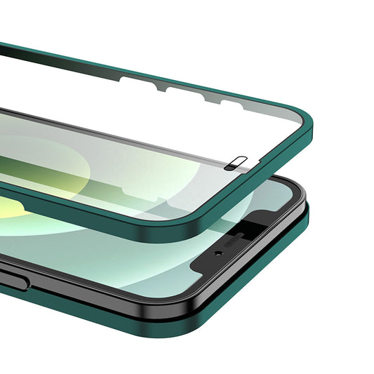 iPhone Hülle - 360 Komplett Case - Grün