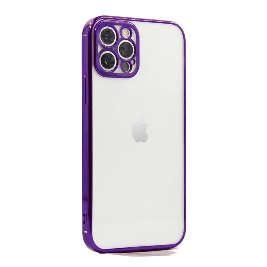 iPhone - Soft Plating Case - Lila